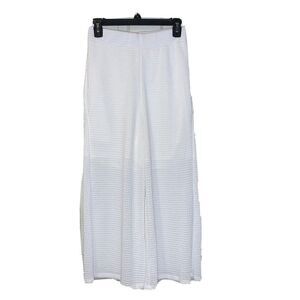 NWOT, Blue Buttercup,‎ White Pants, Ankle Length, Wide, Beach, Shorts Liner, S